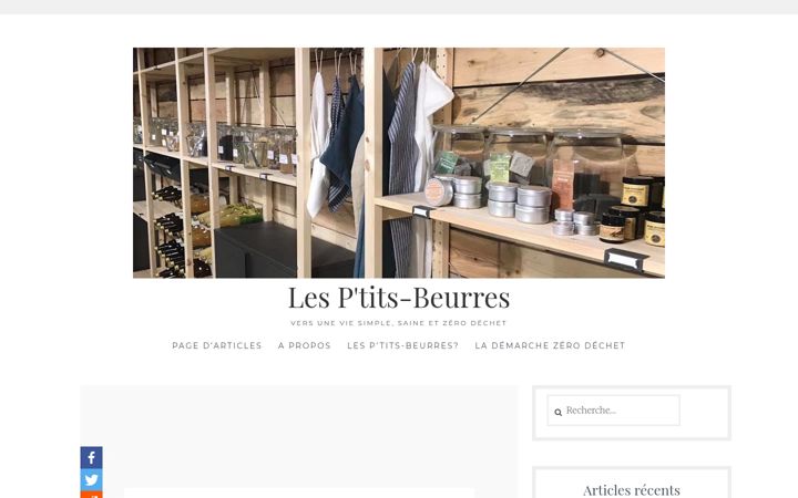 Screenshot of lesptitsbeurres.be