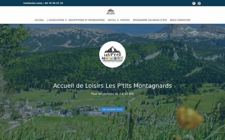Screenshot of lesptitsmontagnards.fr