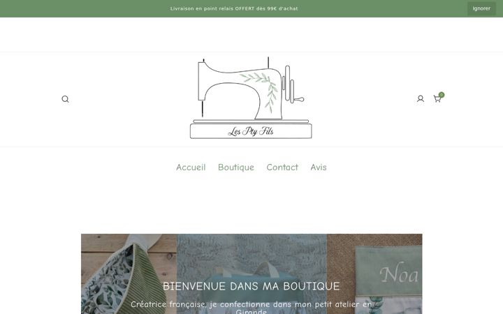 Screenshot of lesptyfils.fr