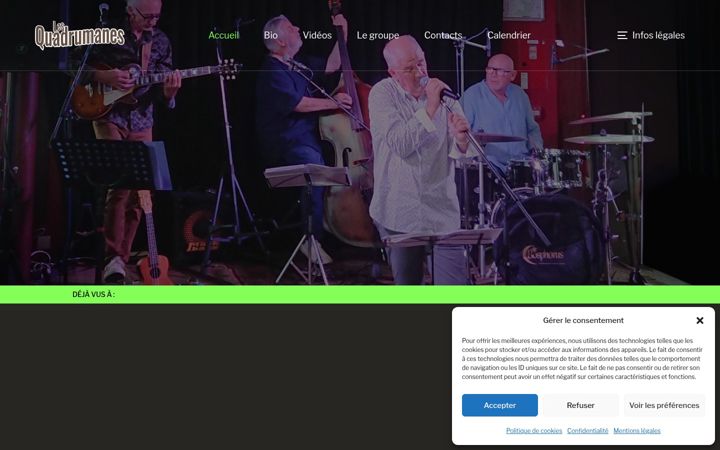 Screenshot of lesquadrumanes.fr