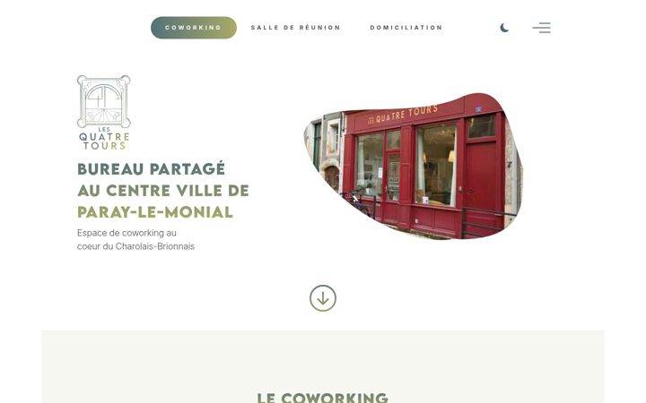Screenshot of lesquatretours.fr