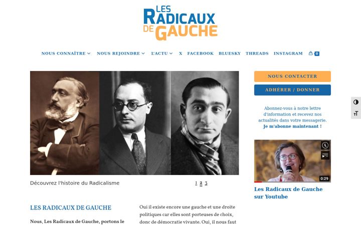 Screenshot of lesradicauxdegauche-lrdg.fr