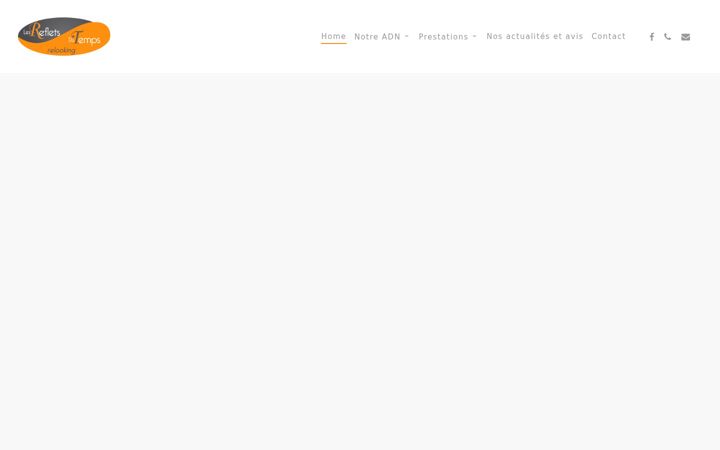 Screenshot of lesrefletsdutemps.fr