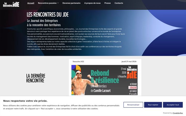 Screenshot of lesrencontresdujde.com
