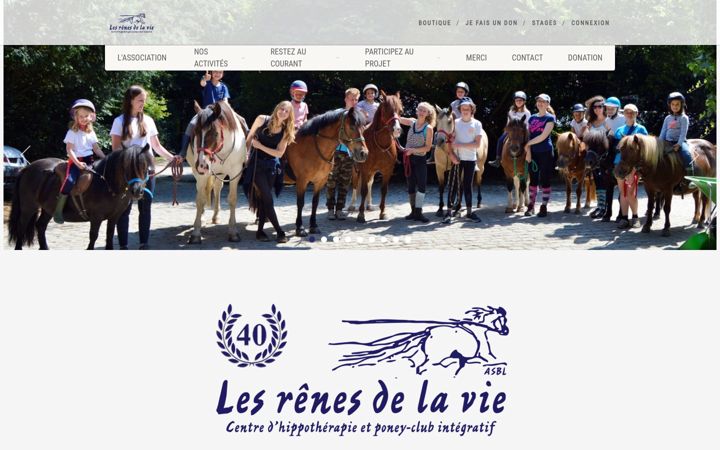 Screenshot of lesrenesdelavie.com