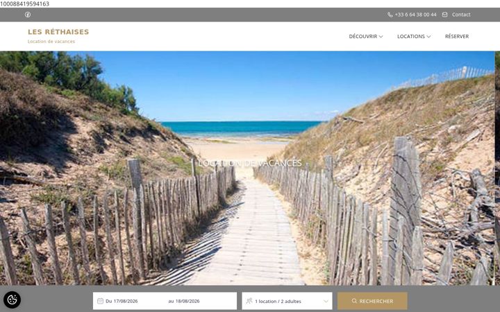 Screenshot of lesrethaises.fr