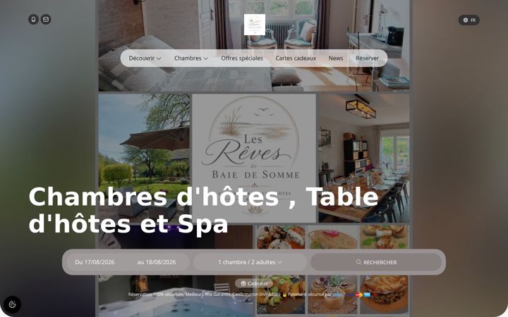 Screenshot of lesrevesdebaiedesomme.com