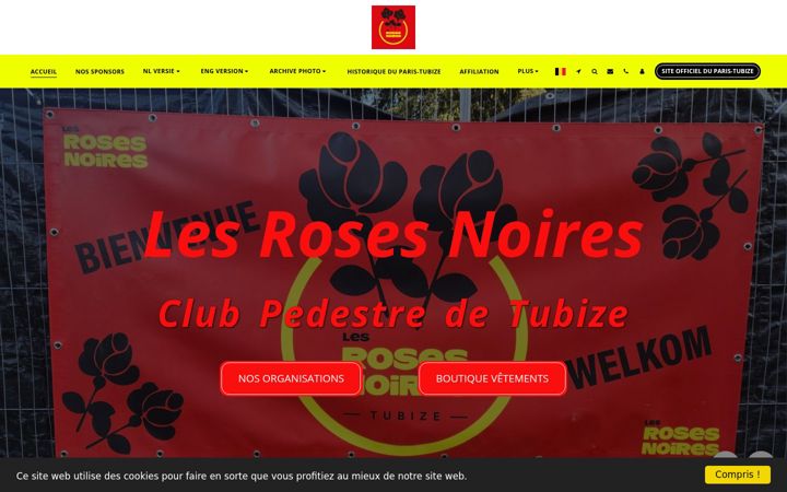 Screenshot of lesrosesnoires.com