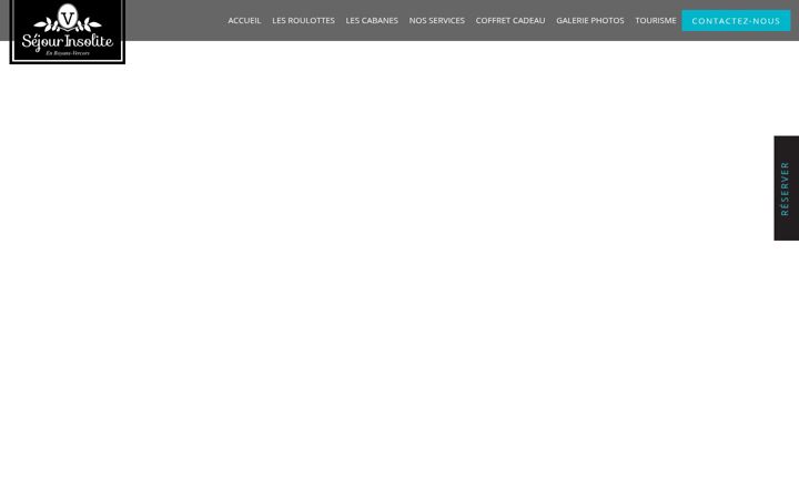 Screenshot of lesroulottesduvercors.com