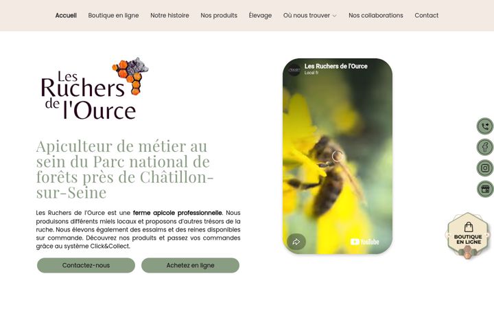 Screenshot of lesruchers-delource.fr