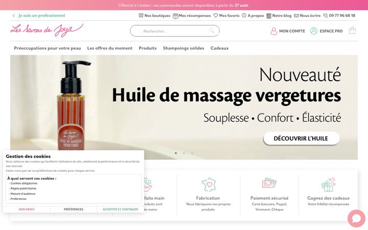 Screenshot of lessavonsdejoya.com