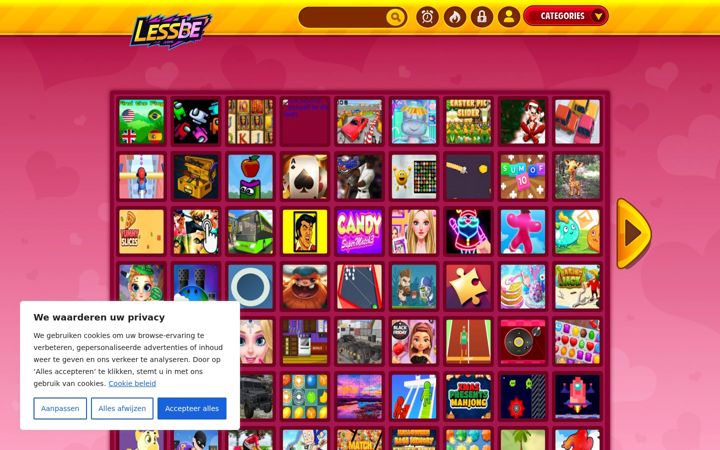 Screenshot of lessbe.com