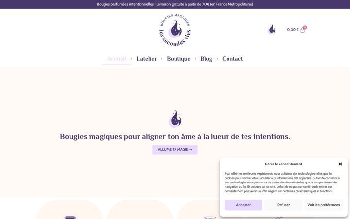 Screenshot of lessecondesvies.com