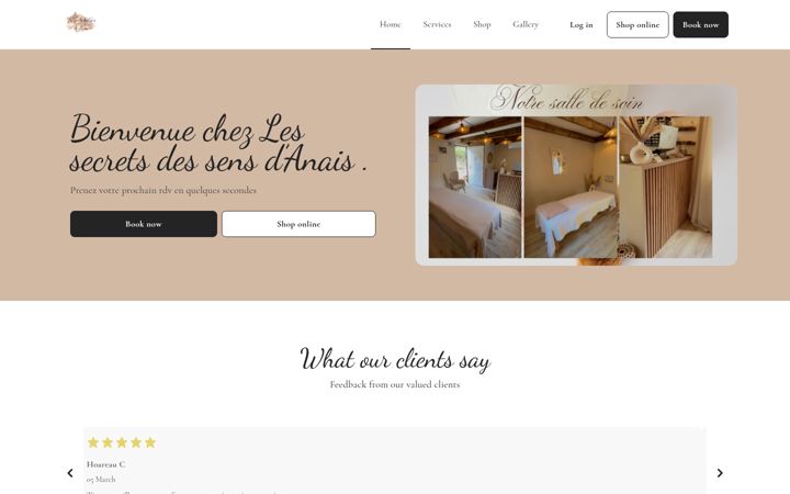 Screenshot of lessecretsdessensdanais.com