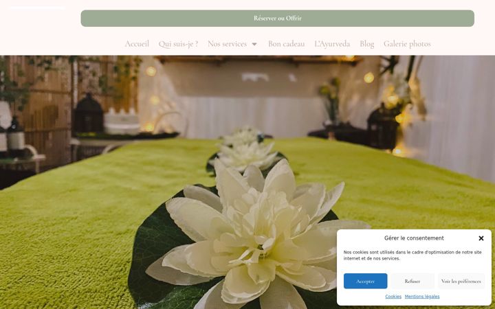 Screenshot of lessencebambou.com