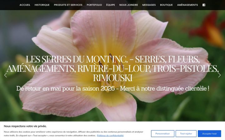 Screenshot of lesserresdumont.com