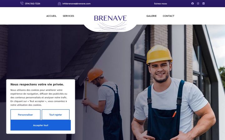 Screenshot of lesservicesresidentielsbrenave.com