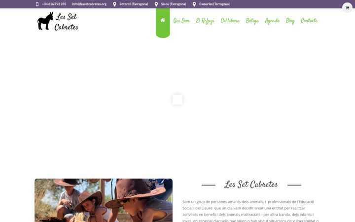 Screenshot of lessetcabretes.org