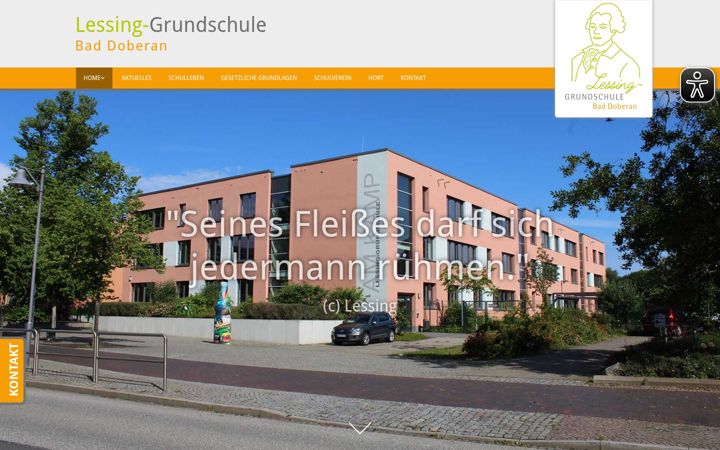 Screenshot ta' lessing-grundschule-baddoberan.de