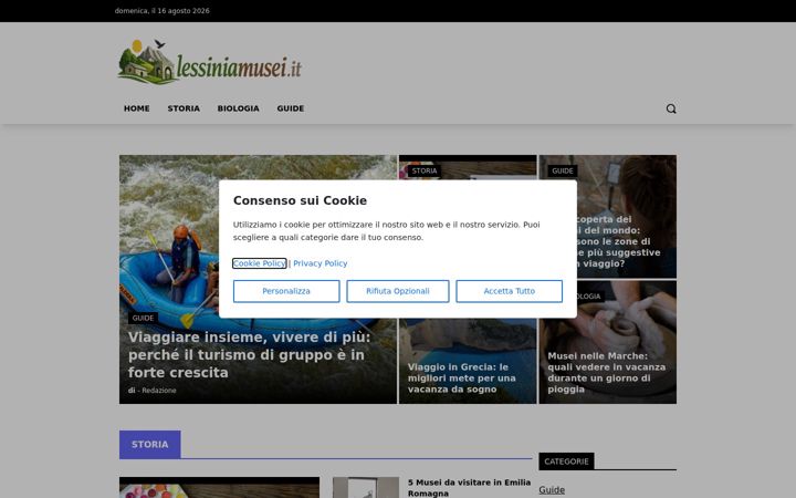 Screenshot of lessiniamusei.it