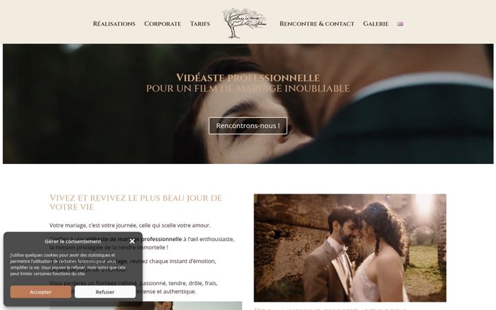 Screenshot of lessismorefilms.com