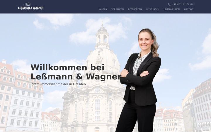 Screenshot of lessmann-wagner.de