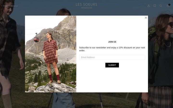 Screenshot of lessoeurs.be