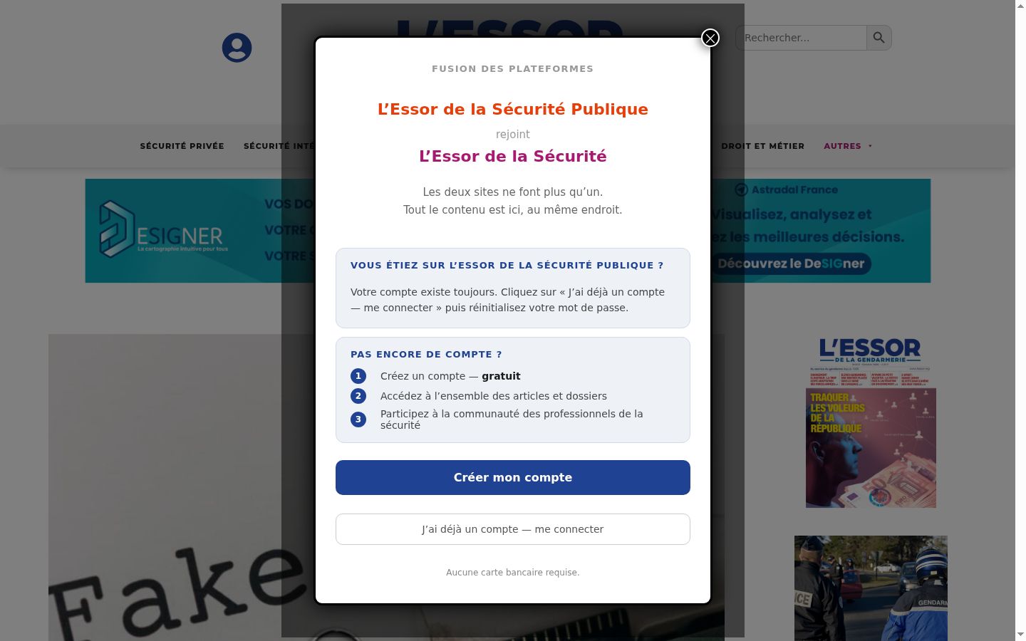 Screenshot του banner συγκατάθεσης που εμφανίστηκε πριν από οποιαδήποτε αλληλεπίδραση