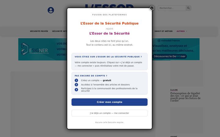 Screenshot of lessordelasecuritepublique.org