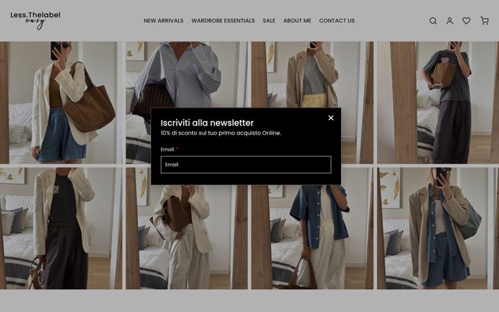Skærmbillede af lessthelabel.com