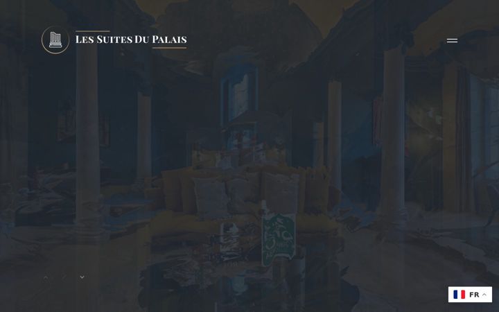 Screenshot of lessuitesdupalais.com
