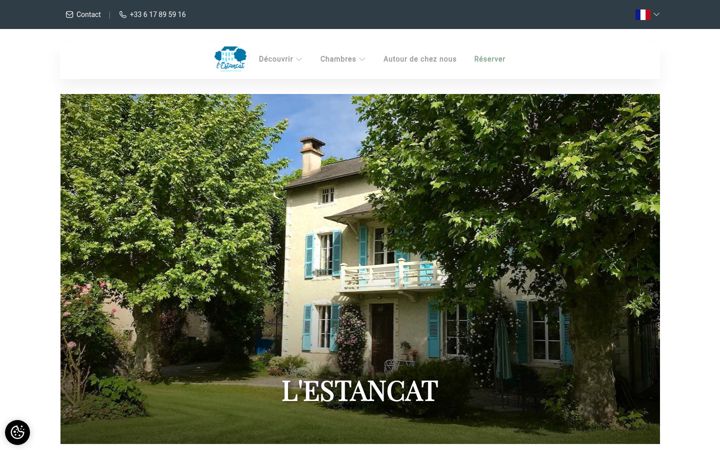 Screenshot of lestancat.com