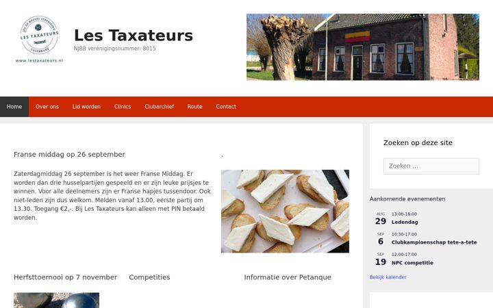 Screenshot of lestaxateurs.nl