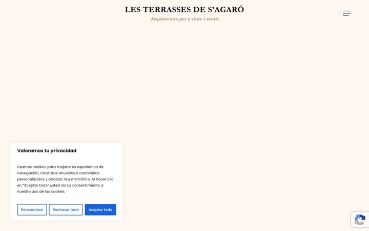 Screenshot of lesterrassesdesagaro.com