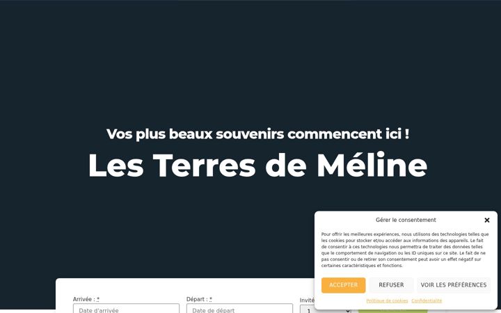 Screenshot of lesterresdemeline.com