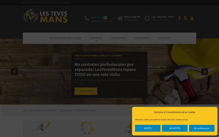 Screenshot of lestevesmans.com