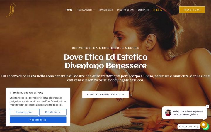 Screenshot of lesthetiquemestre.com