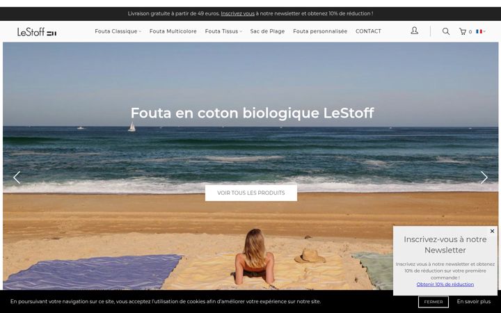 Screenshot of lestoff.fr