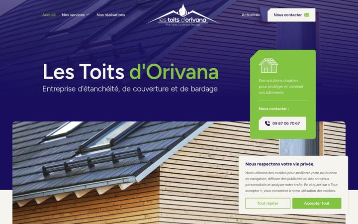 Screenshot of lestoitsdorivana.fr