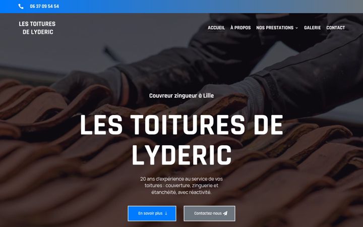 Screenshot of lestoitures-delyderic.fr