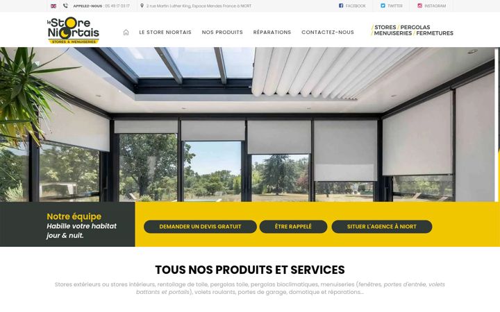 Screenshot of lestoreniortais.com