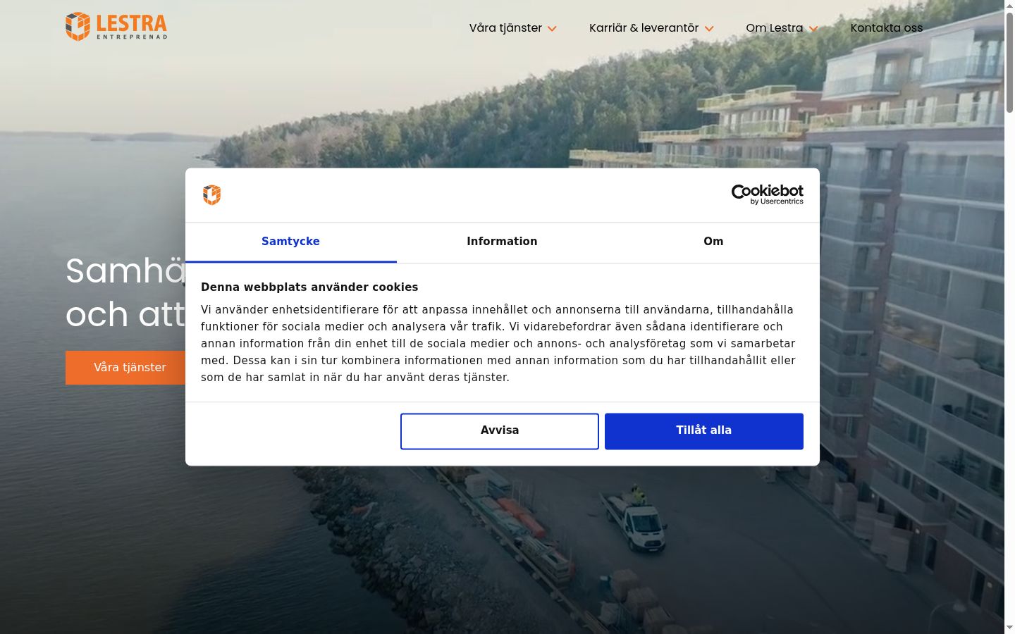 Zrzut ekranu banera zgody wyświetlanego przed jakąkolwiek interakcją