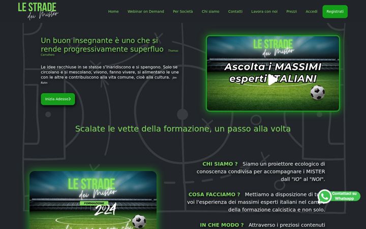 Screenshot of lestradedeimister.it