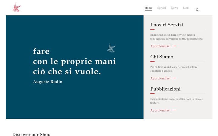 Screenshot of lestranecose.it