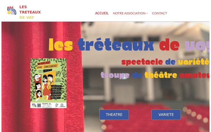 Screenshot of lestreteauxdevay.fr