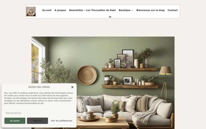 Screenshot of lestrouvaillesdekaki.com