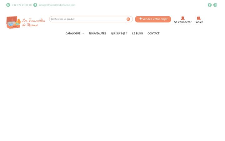 Screenshot of lestrouvaillesdemarine.com