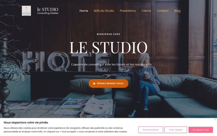 Screenshot of lestudio-consultinghotelier.fr