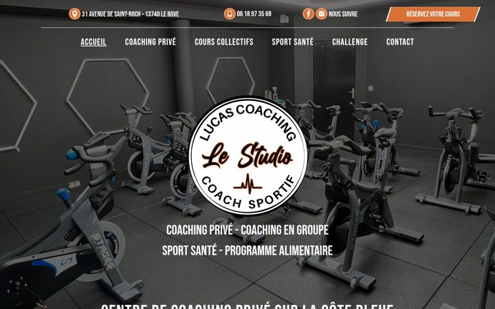 Screenshot of lestudio-lucascoaching.fr