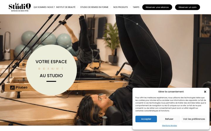 Screenshot of lestudio-nevers.fr